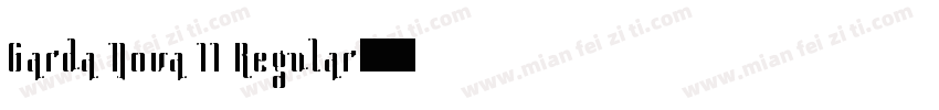 Garda Nova II Regular字体转换